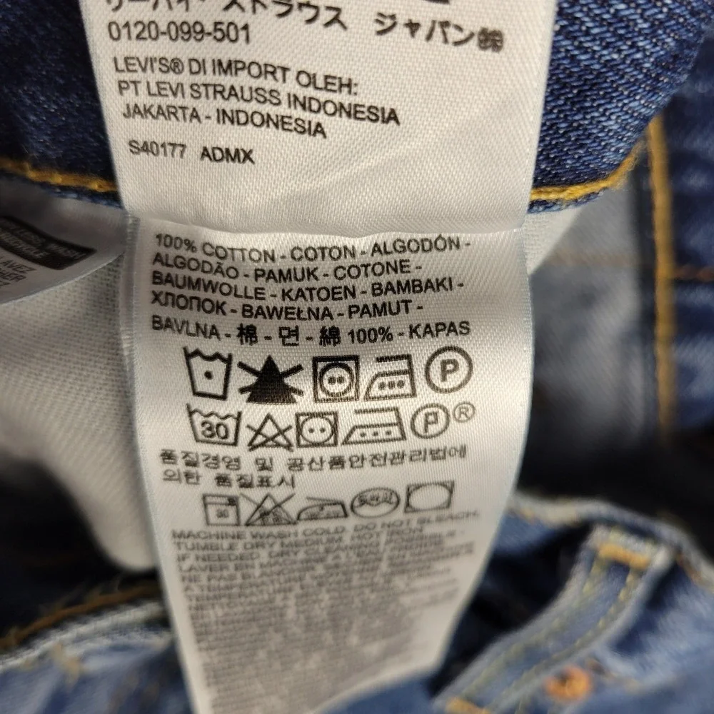 Levis 517 Jeans Mens 38x30 Blue Bootcut Medium Wash Mid Rise Workwear Denim